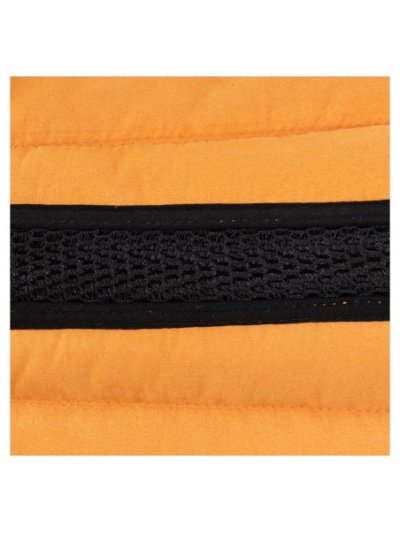 Orange (Golden Ochre) dressage saddle pad with anti-slip at the withers and reinforced girth strap area for horse - Anky - imagen 3