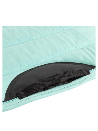 Green (Green Sea) dressage saddle pad with anti-slip at the withers, decorative cord edges and reinforced girth strap area for horse - Anky - imagen 4