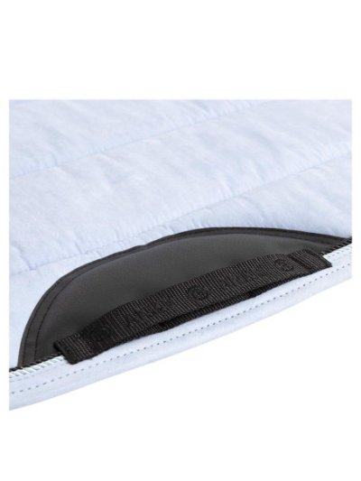 Lilac (Blue Heron) dressage saddle pad with anti-slip at the withers, decorative cord edges and reinforced girth strap area for horse - Anky - imagen 4