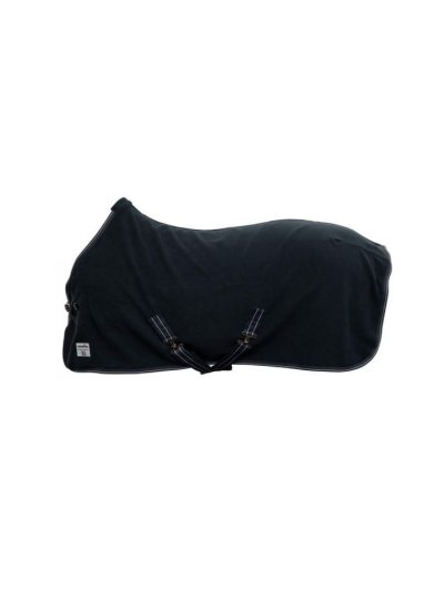 Manta azul marino polar con cinchuelos  modelo Fleece XS (260gr) para pony - Premiere