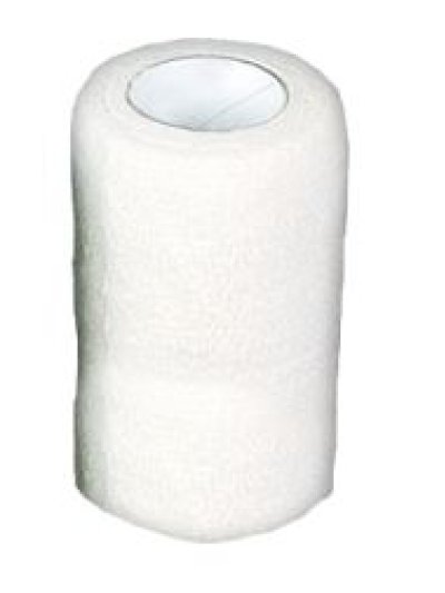 Cohesive Bandage in White for Work and/or Care for Horse/Pony - Lexhis