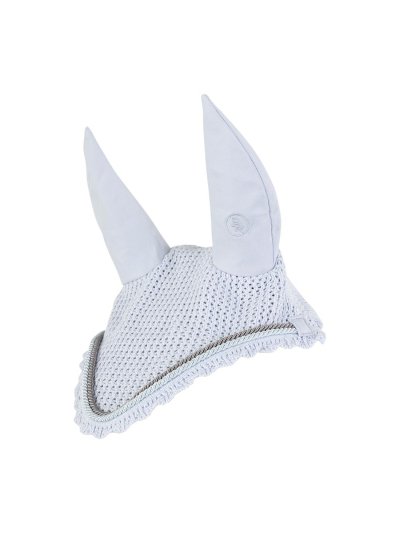 Light blue cotton crochet ear bonnet for pony - BR