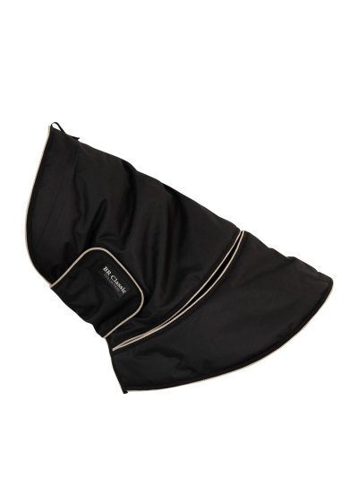Col de couverture noir pour cheval - BR
