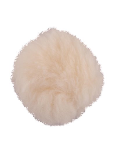 protection rond de muserolle de mouton beige avec velcro - BR