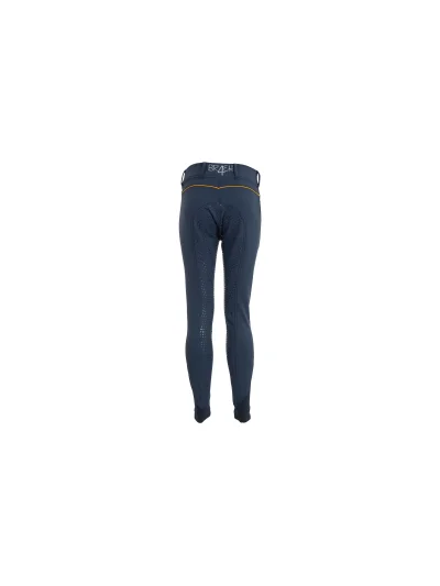Pantalones de montar a caballo azul marino con grip de silicona en la culera para niña Hedwig - BR - imagen 2