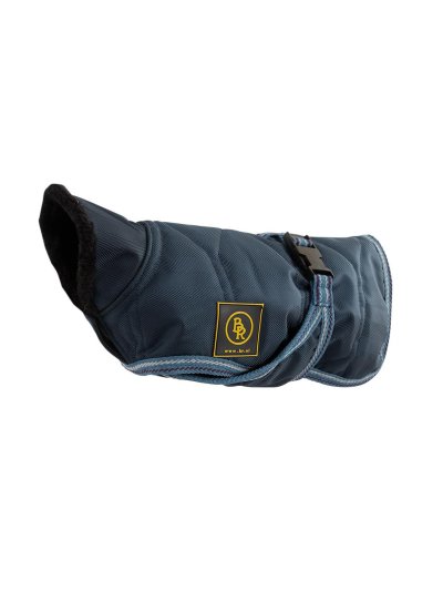 Couverture bleu marine d'hiver pour chien - BR