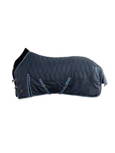 Couverture d'écurie bleu marine pour cheval - BR