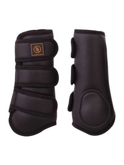 Lot de 2 protections de dressage noirs pour cheval et/ou poney Pro Max Pro - BR