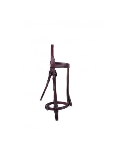 Bride western de travail marron extra avec sous-gorge pour cheval - iquus