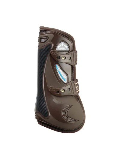 Protectores delanteros marrones de salto Carbon Gel Vento - Veredus