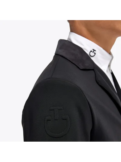 Boys' Black Competition Jacket with Alcantara Collar GP - Cavalleria Toscana - imagen 4