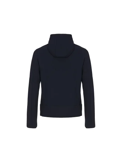 Chaqueta de entrenamiento azul marino con capucha para hombre - Cavalleria Toscana - imagen 3