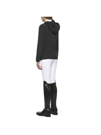Chaqueta cortavientos impermeable negra junior unisex - Cavalleria Toscana - imagen 3