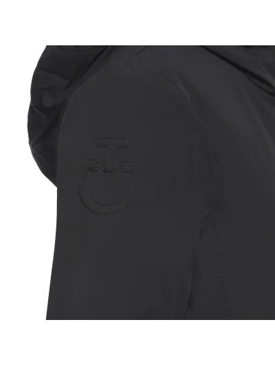Chaqueta cortavientos impermeable negra junior unisex - Cavalleria Toscana - imagen 4