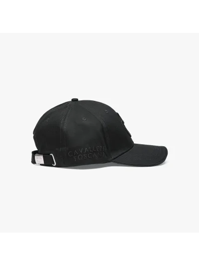 Casquette noir avec logos brodés noir - Cavalleria Toscana - imagen 2