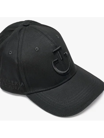 Casquette noir avec logos brodés noir - Cavalleria Toscana - imagen 4