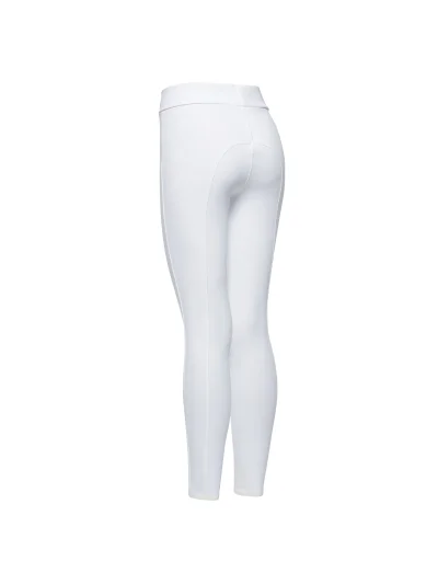 Mallas de montar a caballo blancas (grip rodilla) para niña - Cavalleria Toscana - imagen 3