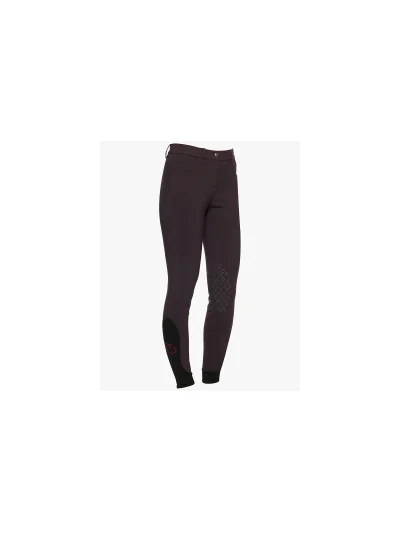 Pantalones burdeos (grip rodilla) para niña CT-Orbit - Cavalleria Toscana - imagen 2