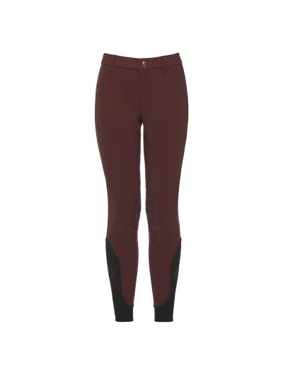Pantalones burdeos sin bolsillos (grip culera) junior unisex - Cavalleria Toscana - imagen 4