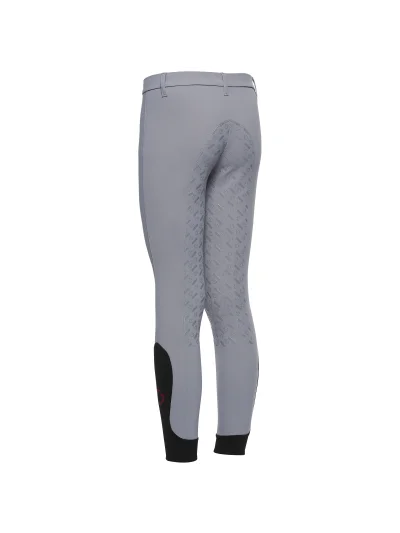 Pantalones grises sin bolsillos (grip culera) junior unisex - Cavalleria Toscana - imagen 2