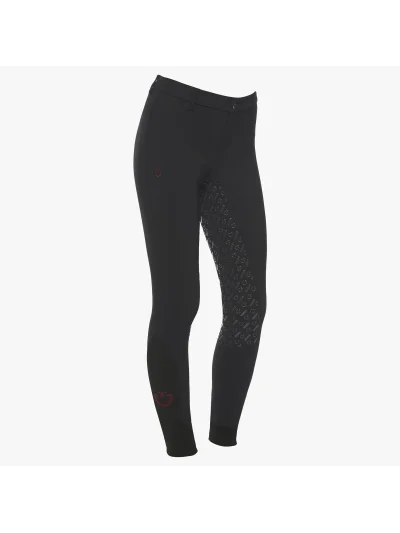 Pantalones negros sin bolsillos (grip culera) junior unisex - Cavalleria Toscana