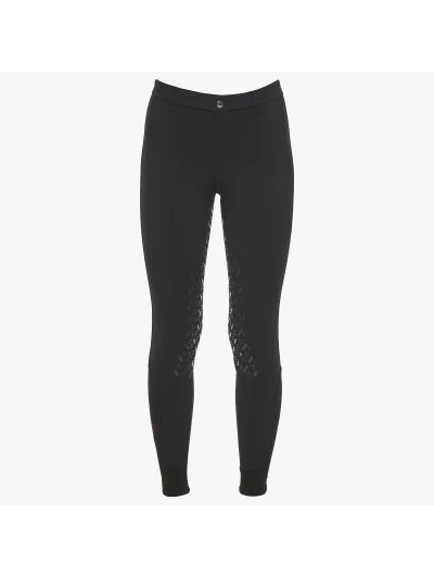Pantalones negros sin bolsillos (grip culera) junior unisex - Cavalleria Toscana - imagen 2