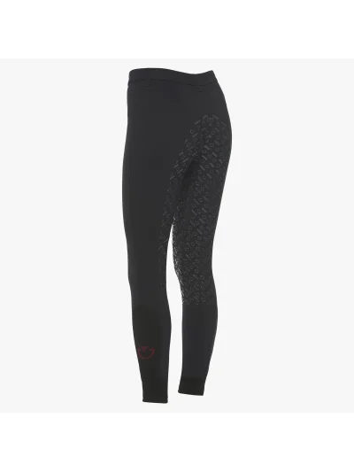 Pantalones negros sin bolsillos (grip culera) junior unisex - Cavalleria Toscana - imagen 3