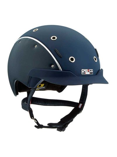 Casque d'équitation bleu marine mat - Champ 6 - Casque