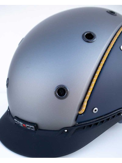2 cordons interchangeables jaunes à rayures blanches modèle My Style pour casques - Casque