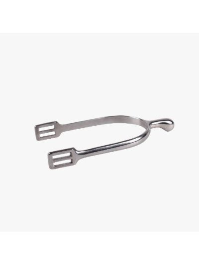 Narrow Rounded Contact Spurs with Straps - QHP