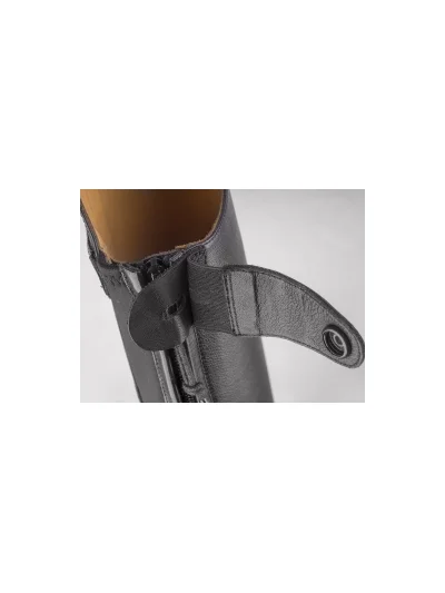 Bottes d'équitation en cuir noir à lacets Orion - Ego7 - imagen 4