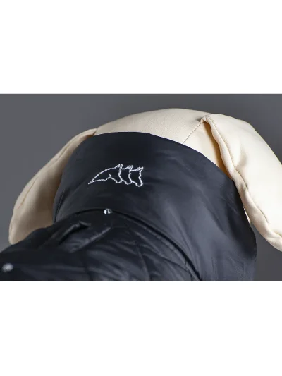 Manteau matelassé pour chien noir à strass Grinch - Equiline - imagen 2