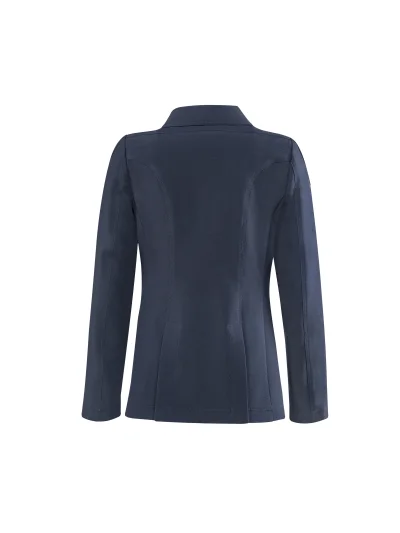 Boys' Navy Competition Jacket with Hidden Buttons Jordy - Equiline - imagen 2