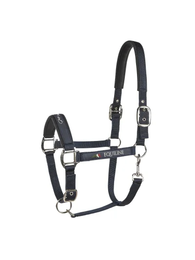 Cabezada de cuadra azul marino para caballo Timmy - Equiline - imagen 2