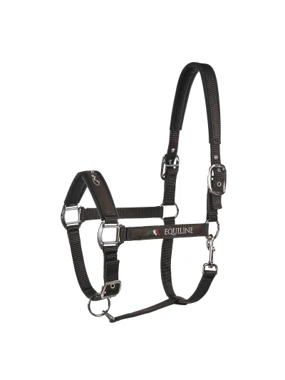 Cabezada de cuadra marrón oscuro para caballo Timmy - Equiline - imagen 2
