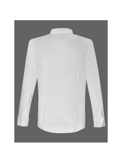 Camisa de competición de manga larga para hombre Lauris Color blanco - Equiline - imagen 2