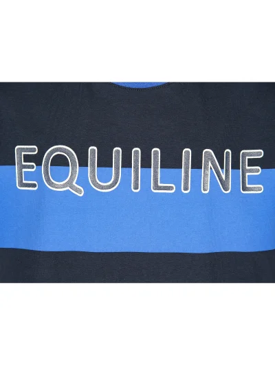 T-shirt à manches courtes bleu marine et bleu royal junior unisexe Flash - Equiline - imagen 2