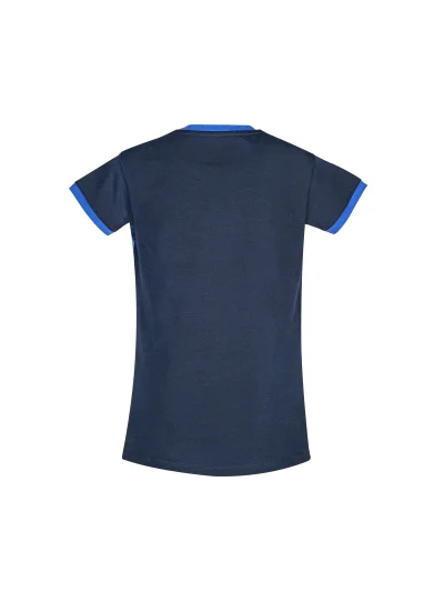 T-shirt à manches courtes bleu marine et bleu royal junior unisexe Flash - Equiline - imagen 3
