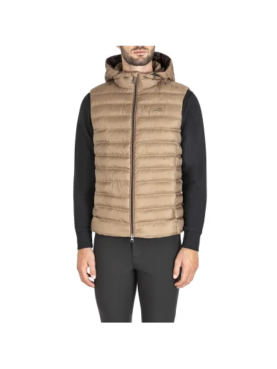 Beige vest for men Eniare - Equiline - imagen 2