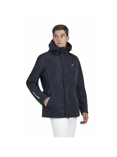 Unisex navy blue waterproof jacket Rawek - Equiline