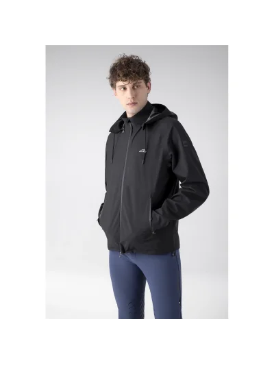 Black waterproof jacket for men Colinec - Equiline
