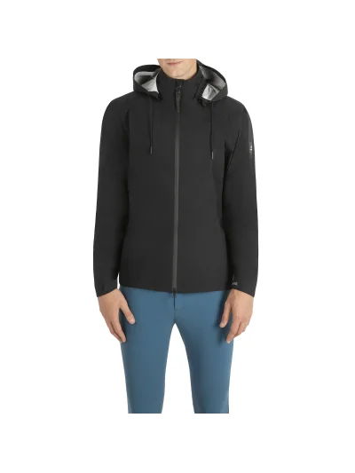 Black waterproof jacket for men Colinec - Equiline - imagen 2