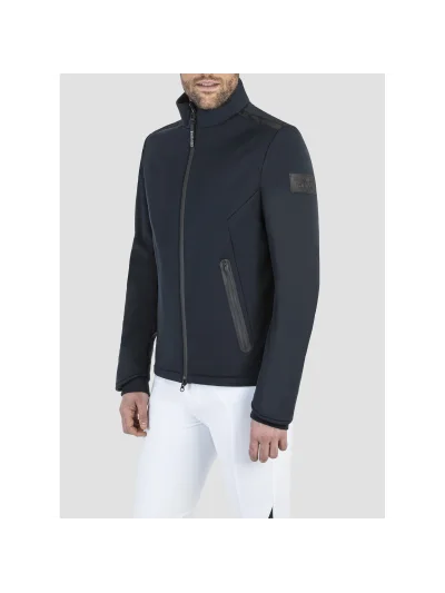Chaqueta polar softshell azul marino para hombre Chasec - Equiline - imagen 2