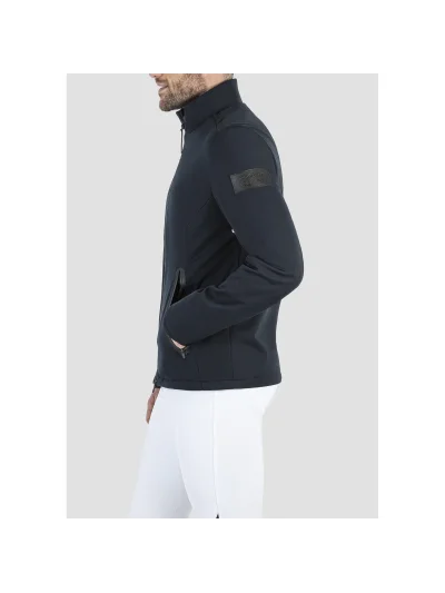Chaqueta polar softshell azul marino para hombre Chasec - Equiline - imagen 4