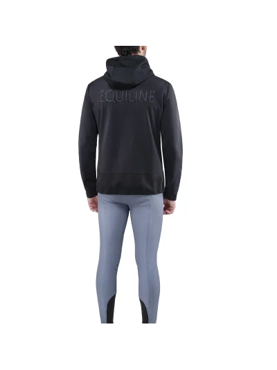 Chaqueta softshell negra para hombre Charles - Equiline - imagen 3