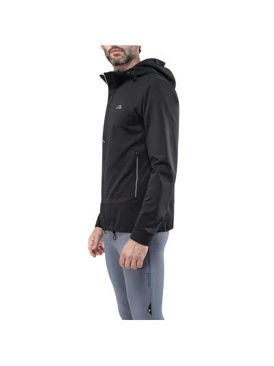 Chaqueta softshell negra para hombre Charles - Equiline - imagen 4