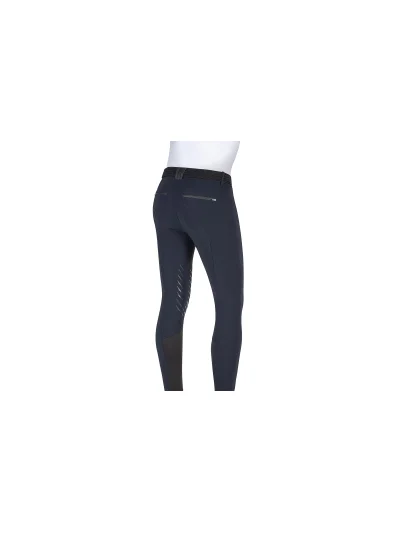 Pantalones azul marino con grip rodillera - Equiline - imagen 2