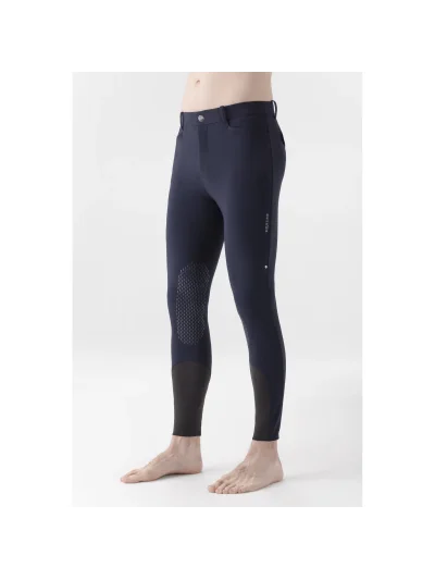 Pantalones azul marino (grip rodilla) para hombre Edek - Equiline
