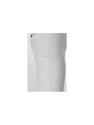 Pantalones blancos (grip rodilla) para hombre Edek - Equiline - imagen 2