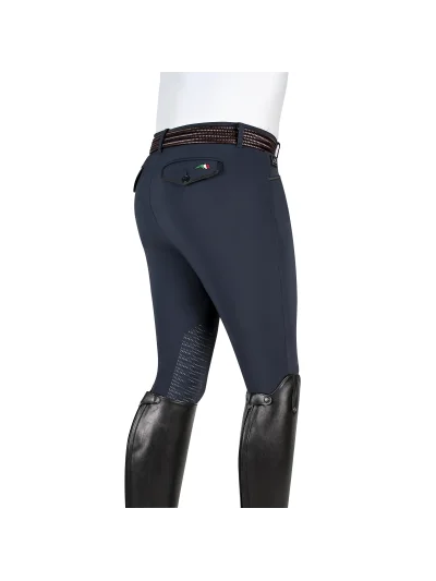 Pantalones de invierno azul marino (grip rodilla) para hombre Faber - Equiline - imagen 3